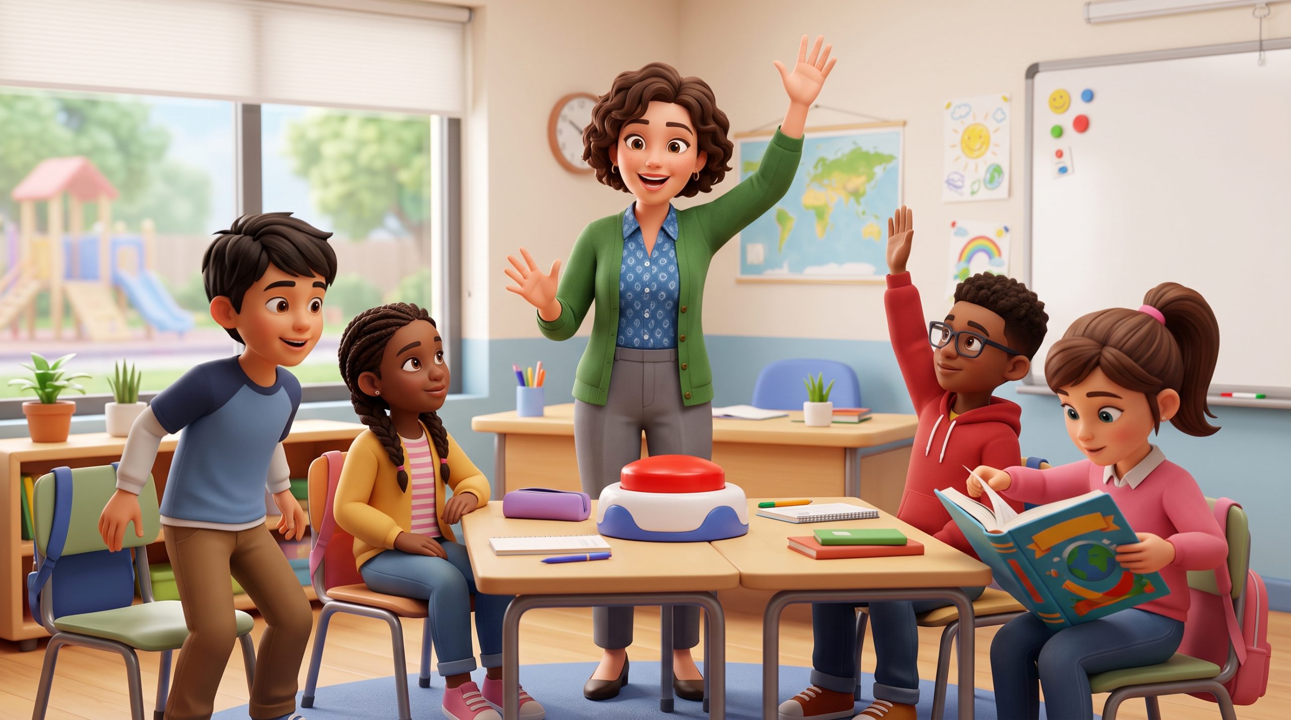 LESSON 56: STAND UP – SIT DOWN – IMPERATIVE SENTENCES 1 Teacher giving imperative commands